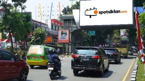 Videotron 5 × 10 m di Jl. Pajajaran (seberang Masjid Raya Al-Miraj), Bogor, Jawa Barat