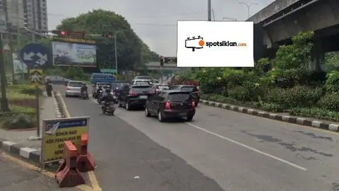 Videotron 4 × 6 m di Jl. KS Tubun (Area Taman Flyover Borr, Menuju Wr Jambu), Bogor, Jawa Barat