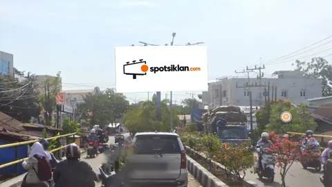 Billboard 5 × 10 m di Jl. P Antasari (Depan BNI) Jembatan Merah, Banjarmasin, Kalimantan Selatan