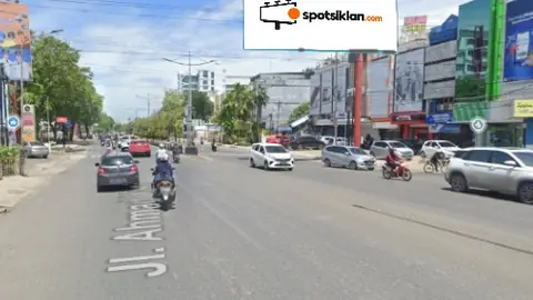 Billboard 5 × 12 m di Jl. A. Yani (Area Depan Bank Permata), Banjarmasin, Kalimantan Selatan