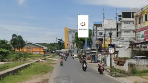 Billboard 10 × 5 m di Jl. Veteran (Bubur Titi Arah Taman Kota Siring), Banjarmasin, Kalimantan Selatan