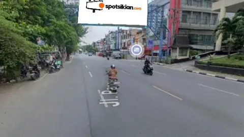 Bando Jalan 6 × 12 m di Jl. Pangeran Samudra Banjarmasin (Arah Taman Kamboja), Kalimantan Selatan