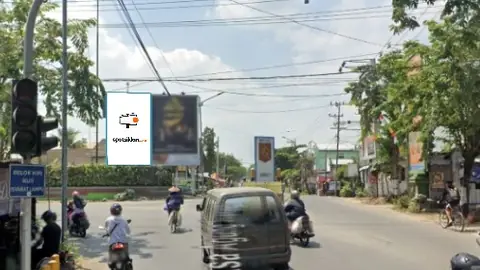 Baliho 6 × 4 m di Jl. Tentara Genie Pelajar (Pertigaan Tugu Kali Kethek), Bojonegoro, Jawa Timur