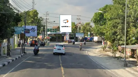 Baliho 4 × 6 m di Jl. Babat-Bojonegoro (ke Arah Pusat Kota Babat), Jawa Timur