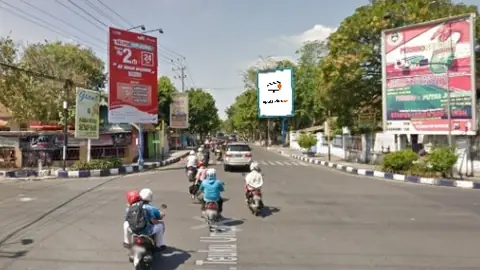 Baliho 4 × 6 m di Jl. Pemuda-Bojonegoro (Arah RS Ibnu Sina Bojonegoro), Jawa Timur