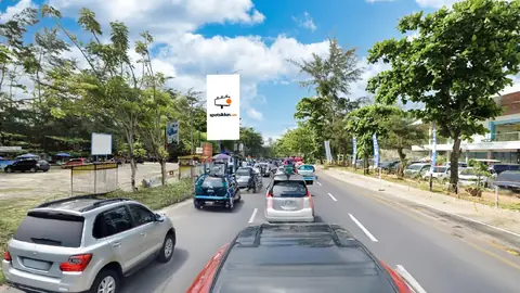 Billboard 5 × 10 m di Jl. Pariwisata Belakang BIM (View Dari Pasir Putih), Kota Bengkulu