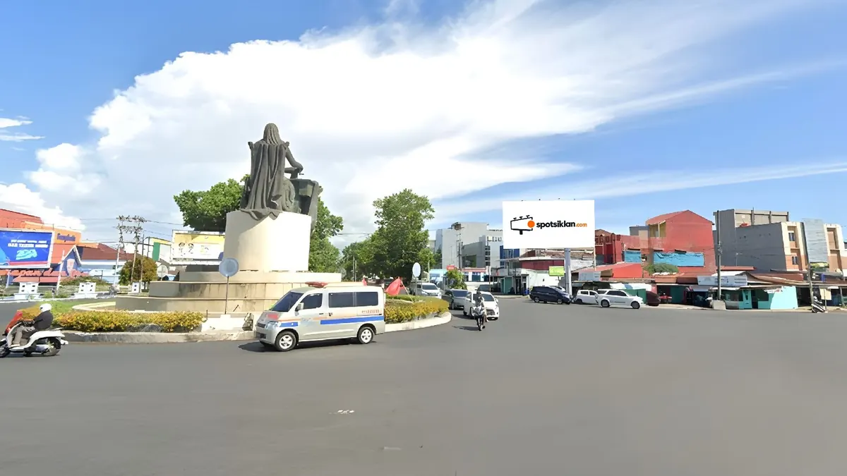 Billboard 5 × 10 m di Jl. S. Parman Simpang Lima, Kota Bengkulu