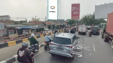 Billboard 10 × 5 m di Jl. Underpass Kranji (Arah Ke Harapan Indah), Bekasi, Jawa Barat