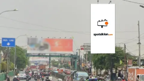 Billboard 8 × 4 m di Jl. Sultan Agung (Seberang pertokoan Kranji, Dari Kantor Walikota Menuju Harapan Indah Bekasi), Jawa Barat