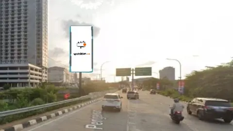 Billboard 6 × 12 m di Jl. Pengairan-Marga Jaya Bekasi Selatan (Summarecon Bekasi), Jawa Barat