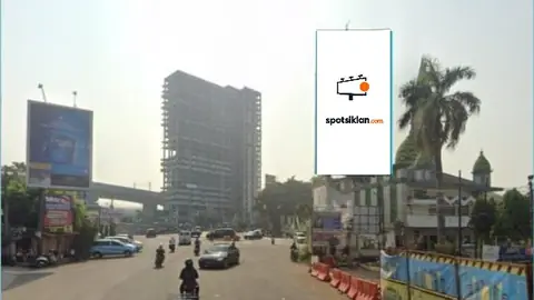 Billboard 5 × 10 m di Jl. Cemara Raya (Dari Arah Caman Menuju Kalimalang), Bekasi, Jawa Barat
