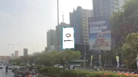 Billboard 5 × 10 m di Jl. Ahmad Yani (Arah menuju gula-gula bakery Kayuringin), Bekasi, Jawa Barat