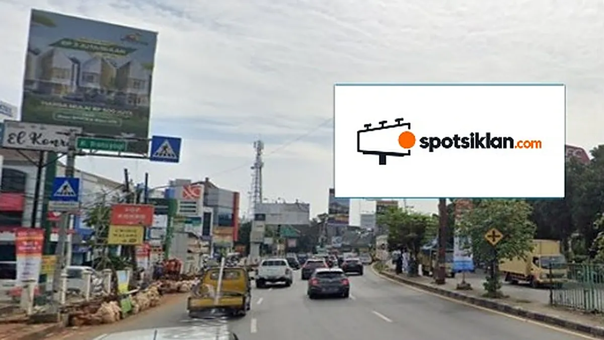 Billboard 5 × 10 m di Jl. Alternatif Cibubur (Depan Mall Plasa Cibubur), Bekasi, Jawa Barat