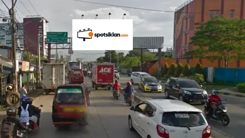 Bando Jalan 5 × 10 m di Jl. Raya Industri Cikarang, Kabupaten Bekasi, Jawa Barat