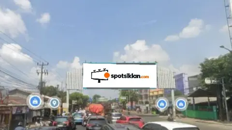 Bando Jalan 5 × 15 m di Jl. Jend. Sudirman (Arah menuju Grand Mall Bekasi), Jawa Barat