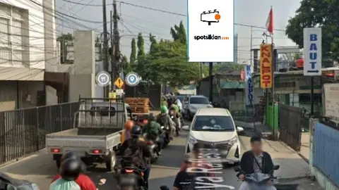 Baliho 6 × 4 m di Jl. Pengasinan (Arah Stasiun LRT Jatimulya), Bekasi, Jawa Barat