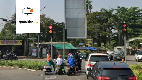 Baliho 4 × 6 m di Jl. Raya Pekayon (Pertigaan Galaxy), Bekasi, Jawa Barat