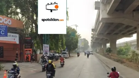 Baliho 6 × 4 m di Jl. KH. Noer Ali (Kota Bintang Menuju Galaxy, Depan Kel. Jakasampurna), Bekasi, Jawa Barat