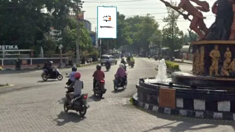 Baliho 4 × 6 m di Jl. Blora-Cepu (Area Dekat Taman Mustika, Dari Kota Blora Arah Cepu), Jawa Tengah