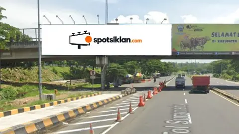 Billboard 10 × 5 m di Jl. Tol Suramadu (Dari Surabaya Menuju Madura), Bangkalan, Jawa Timur