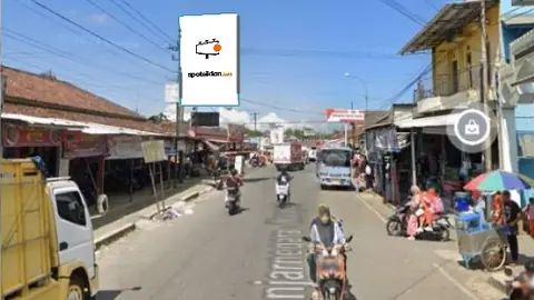 Baliho 4 × 6 m di dari Jl. Raya Wanayasa menuju Pasar Karangkobar, Banjarnegara, Jawa Tengah