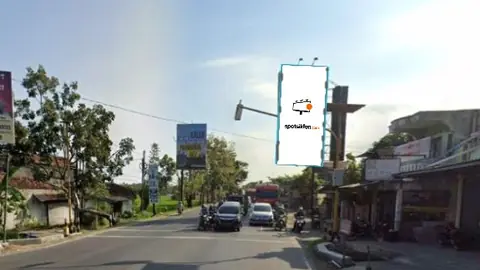 Billboard 5 × 10 m di Jl. Raya Yogyakarta-Wates (Perempatan Sedayu), Bantul, DI Yogyakarta