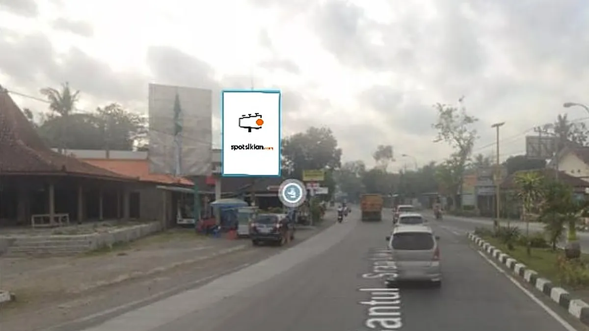 Baliho 4 × 6 m di Jl. Srandakan (Dari arah Timur Jembatan Srandakan depan Bundaran Srandakan), Bantul, DI Yogyakarta
