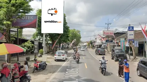 Baliho 6 × 4 m di JI. YOS Sudarso (Depan Bank Jatim KCP Gambiran), Banyuwangi, Jawa Timur