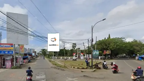 Baliho 4 × 6 m di Jl. A. Maila (Sudut Taman Makam Pahlawam Bone), Sulawesi Selatan