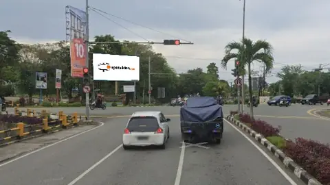 Billboard 4 × 8 m di Jl. Syarifuddin Yoes (Area Simpang DOME), Balikpapan, Kalimantan Timur
