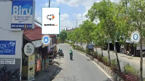 Baliho 4 × 6 m di Jl. Sungai Ampal (Samping Depo Air Minum Biru Sungai Ampal), Balikpapan, Kalimantan Timur