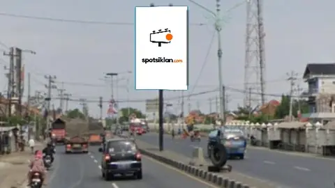Baliho 6 × 4 m di Jl. Raya Pejagan (Pertigaan Pejagaan), Brebes, Jawa Tengah