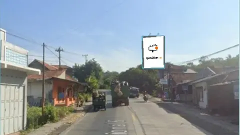 Baliho 4 × 6 m di Jl. Pangeran Diponegoro (Dari Arah Pasar Bumiayu), Brebes, Jawa Tengah