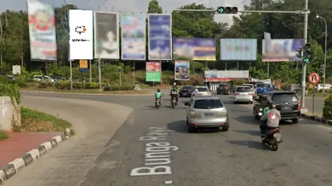 Billboard 5 × 10 m di Jl. Yos Sudarso (Simpang 3 Bunga Raya), Batam, Kepulauan Riau