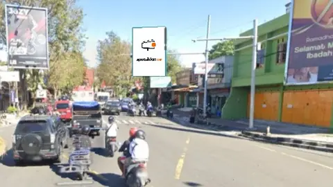Baliho 6 × 4 m di Jl. Pandanaran (Area Perempatan Seiko Kota), Boyolali, Jawa Tengah