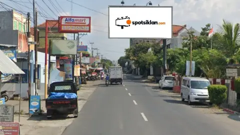 Baliho 4 × 8 m di Jl. Mangu (Depan SMPN 1 Ngemplak, Arah Solo), Boyolali, Jawa Tengah