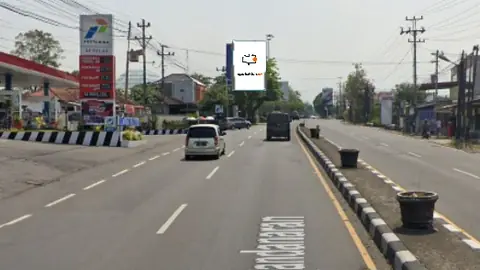 Baliho 4 × 6 m di Jl. Pandanaran (SPBU Tegalwire Mojosongo), Boyolali, Jawa Tengah