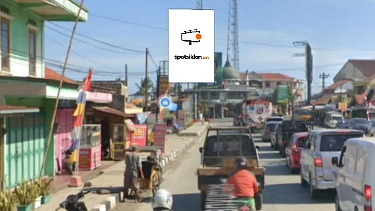 Baliho 6 × 4 m di Jl. Raya Perempatan Buntu -Banyumas (Depan Masjid Nurussalam), Cilacap, Jawa Tengah