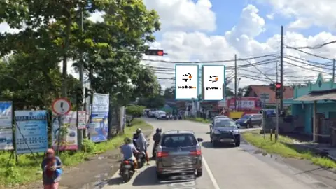 Baliho 6 × 4 m di Jl. Perempatan Cantelan Kesugihan (B) (Arah Purwokerto), Cilacap, Jawa Tengah