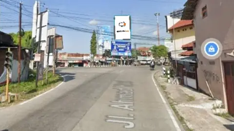 Baliho 4 × 6 m di Jl. Adipala - Cilacap (Di depan Terminal Adipala- Cilacap Pandangan dari Timur/Kroya), Jawa Tengah