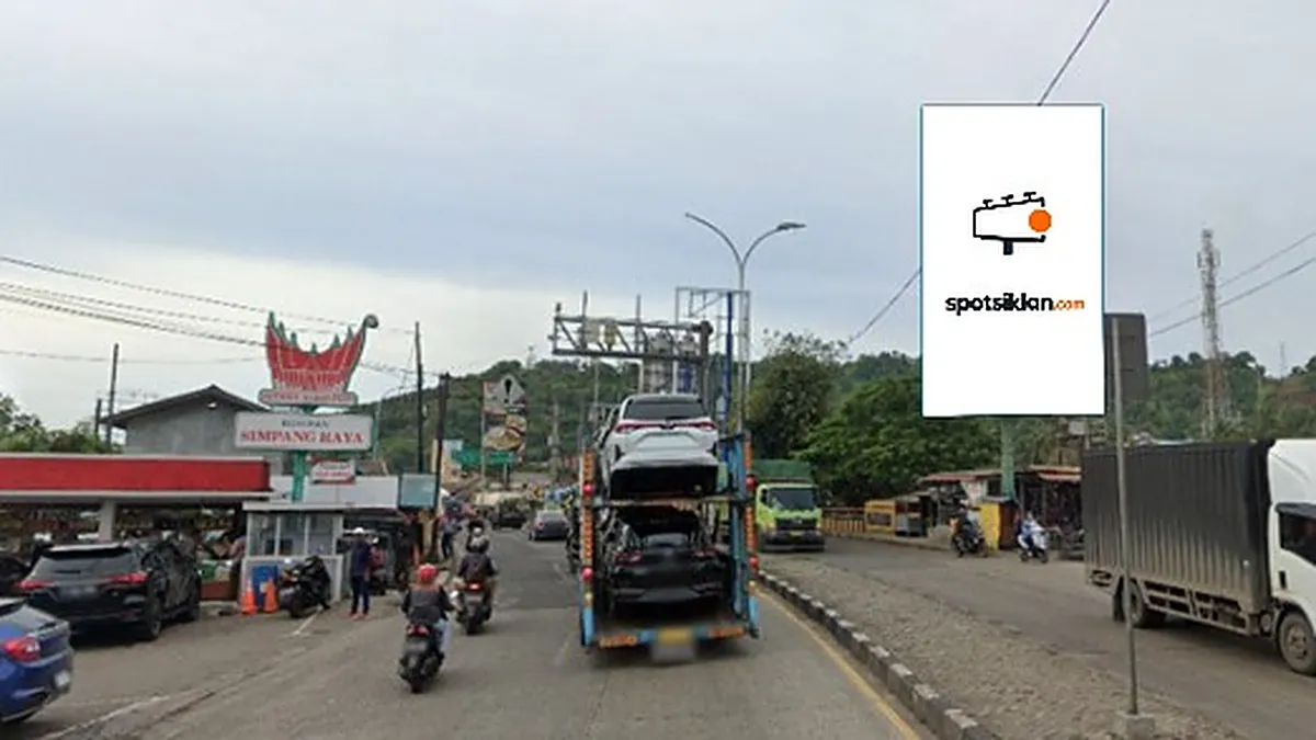 Billboard 5 × 10 m di Jl. Raya Merak (Dari Tangerang Jakarta, Kota Cilegon Menuju Pelabuhan Merak), Banten