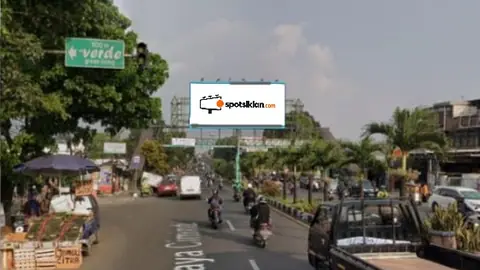JPO 12 × 6 m di Jl. Raya Amir Machmud (Dari Arah Cimahi menuju Bandung), Jawa Barat