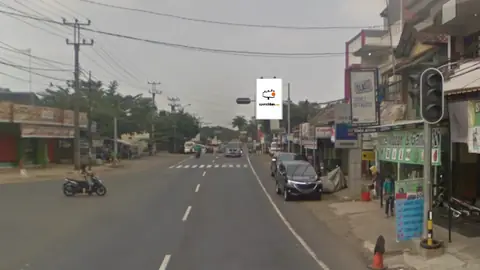 Billboard 4 × 6 m di Jl. Raya Cisaga, Ciamis, Jawa Barat