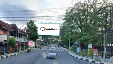 Bando Jalan 10 × 5 m di Jl. Jenderal Ahmad Yani (Dari Banjar menuju Ciamis Kota), Jawa Barat