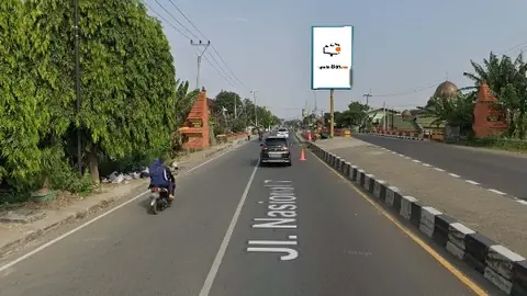 Baliho 6 × 4 m di Jl. Sunan Gn. Jati (Jembatan Gunung Jati), Cirebon (unit 1), Jawa Barat
