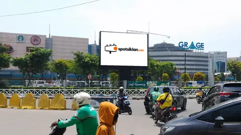 Videotron 4 × 6 m di Jl. Tentara Pelajar Area Grage Mall, Cirebon, Jawa Barat