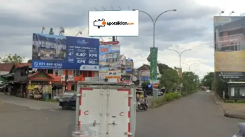 Billboard 5 × 10 m di Jl. Cimanggis Boulevard (Dari Exit Tol Cimanggis Menuju Cibinong), Depok, Jawa Barat