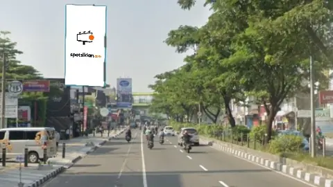 Billboard 5 × 10 m di Jl. Margonda Raya (Dari Jakarta Menuju Bogor), Depok, Jawa Barat