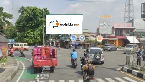 Billboard 10 × 5 m di Jl. Nusantara Raya (Pertigaan Jl. Nusantara - Jl. Arief Rahman), Depok, Jawa Barat