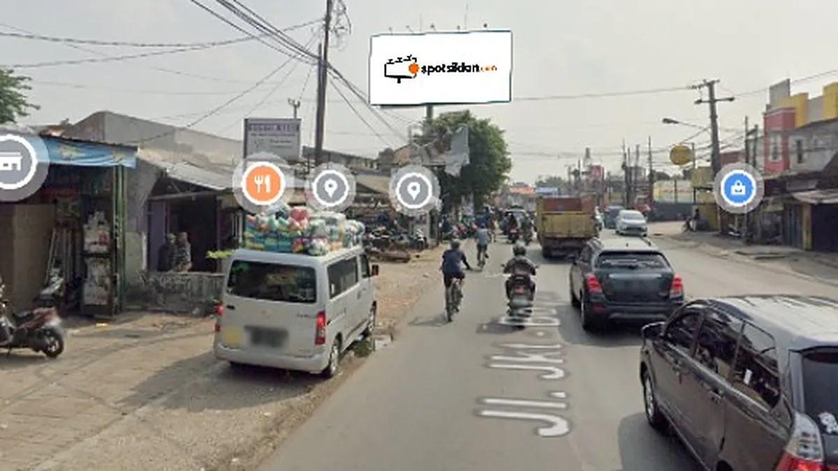 Baliho 4 × 6 m di Jl. Raya Parung - Ciputat (Dari Ciputat Menuju Sawangan), Depok, Jawa Barat